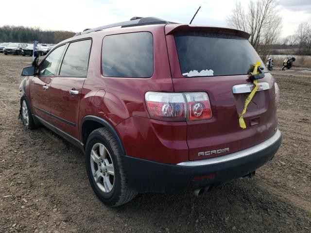 Photo 2 from auction – 2010 GMC ACADIA SL with VIN 1GKLVKED9AJ188152