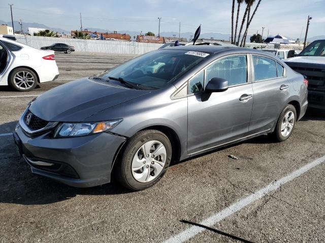 HONDA CIVIC LX 2013 with VIN 2HGFB2F56DH571689 - Photo from auction