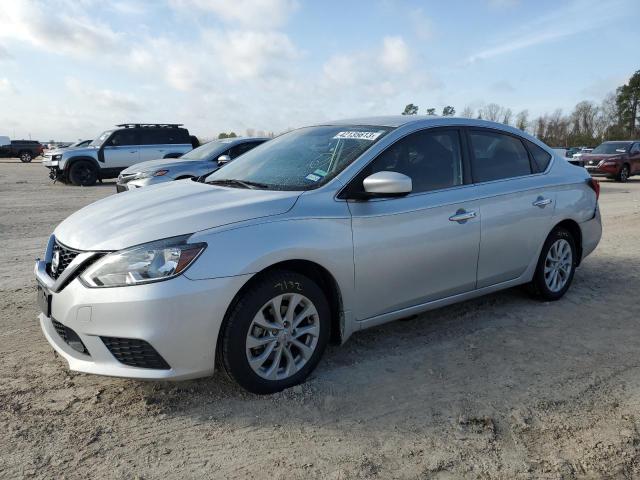 NISSAN SENTRA S 2018 with VIN 3N1AB7AP1JL606210 - Photo from auction