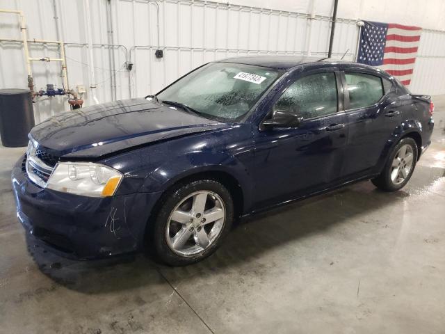 DODGE AVENGER SE 2013 with VIN 1C3CDZAB7DN702593 - Photo from auction
