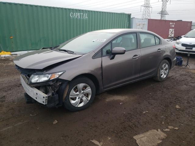 HONDA CIVIC LX 2014 with VIN 19XFB2F56EE002742 - Photo from auction