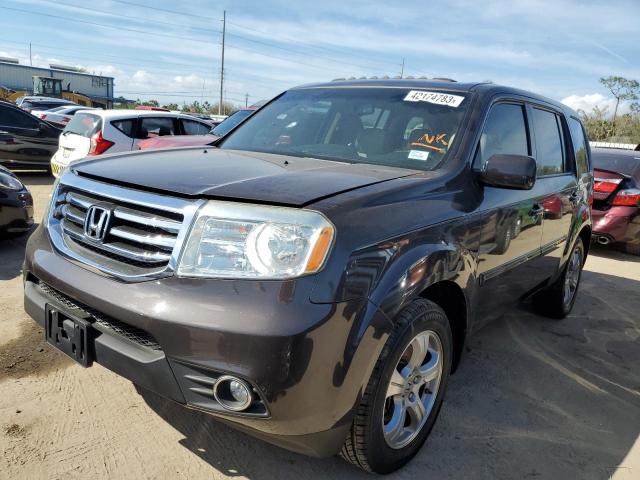 HONDA PILOT EXL 2012 with VIN 5FNYF3H61CB035857 - Photo from auction