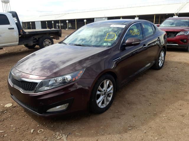 KIA OPTIMA EX 2011 with VIN KNAGN4A76B5102036 - Photo from auction