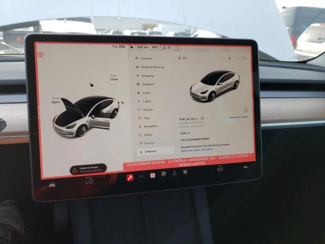 Photo 8 from auction – 2022 TESLA MODEL 3 with VIN 5YJ3E1EB8NF300649