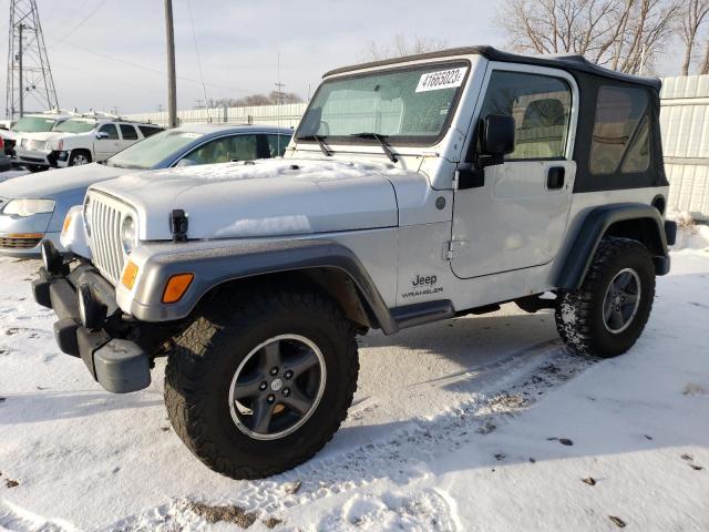 JEEP WRANGLER X 2004 with VIN 1J4FA39SX4P726341 - Photo from auction