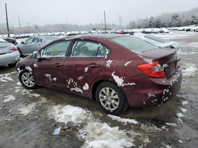 Photo 2 from auction – 2012 HONDA CIVIC LX with VIN 2HGFB2F58CH604626