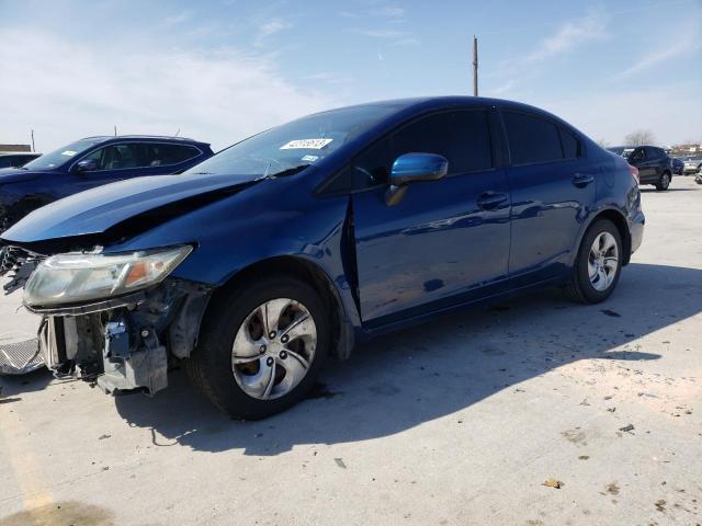 HONDA CIVIC LX 2014 with VIN 19XFB2F56EE010677 - Photo from auction