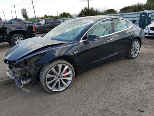 TESLA MODEL 3 2019 with VIN 5YJ3E1EB2KF393695 - Photo from auction