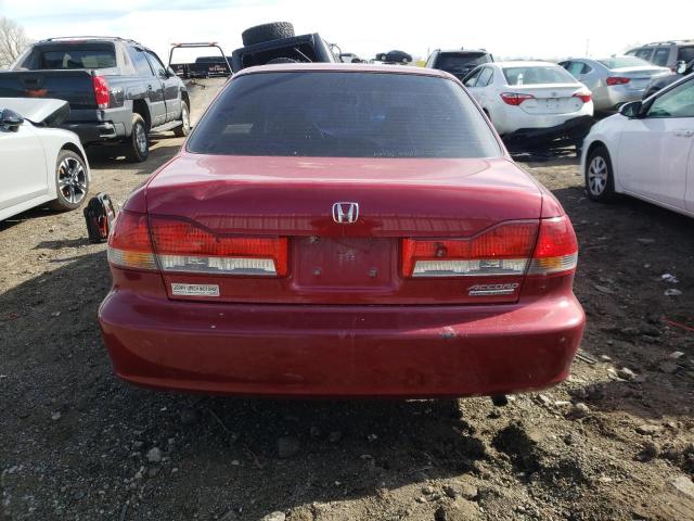 Photo 6 from auction – 2002 HONDA ACCORD SE with VIN JHMCG56792C008754