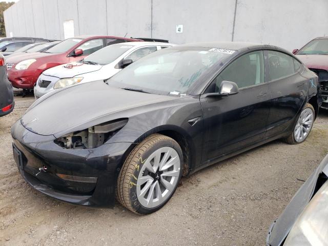 TESLA MODEL 3 2022 with VIN 5YJ3E1EA7NF190099 - Photo from auction