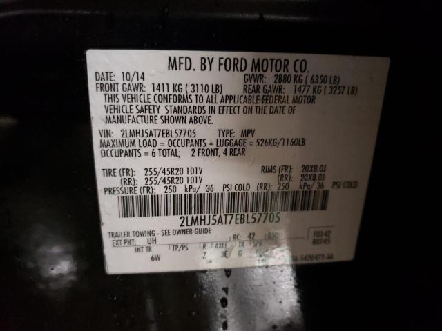 Photo 14 from auction – 2014 LINCOLN MKT with VIN 2LMHJ5AT7EBL57705