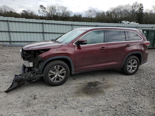 TOYOTA HIGHLANDER 2015 with VIN 5TDKKRFH9FS040667 - Photo from auction