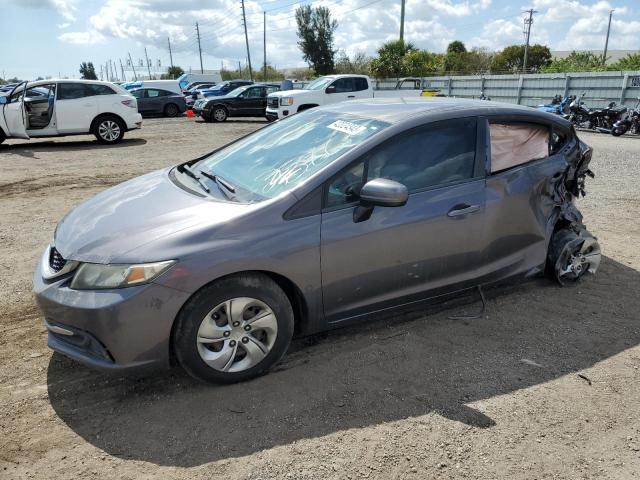 HONDA CIVIC LX 2015 with VIN 19XFB2F57FE102866 - Photo from auction