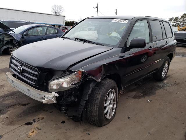TOYOTA HIGHLANDER 2002 with VIN JTEHD21AX20017588 - Photo from auction