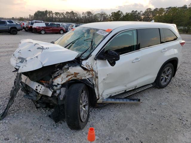 TOYOTA HIGHLANDER 2016 with VIN 5TDZKRFH0GS152399 - Photo from auction
