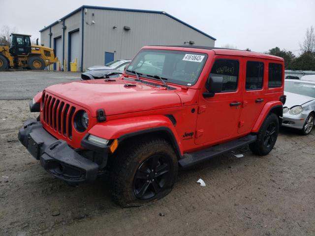 JEEP WRANGLER U 2020 with VIN 1C4HJXEN2LW290272 - Photo from auction