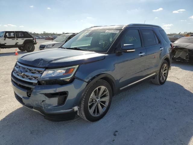 FORD EXPLORER L 2018 with VIN 1FM5K7F86JGA77093 - Photo from auction