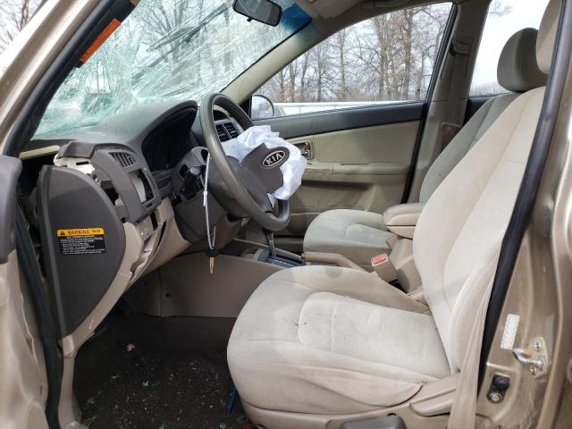 Photo 7 from auction – 2008 KIA SPECTRA EX with VIN KNAFE121385544639