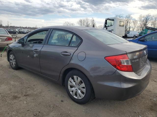 Photo 2 from auction – 2012 HONDA CIVIC LX with VIN 19XFB2F55CE370407