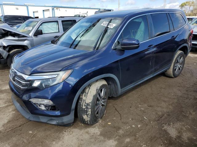 HONDA PILOT EX 2017 with VIN 5FNYF5H35HB010338 - Photo from auction