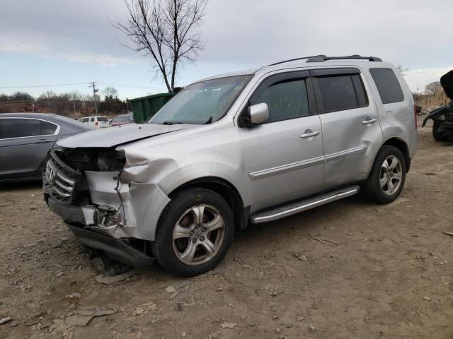 HONDA PILOT EXL 2013 with VIN 5FNYF4H5XDB081394 - Photo from auction