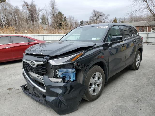 TOYOTA HIGHLANDER 2021 with VIN 5TDCZRBH3MS131291 - Photo from auction