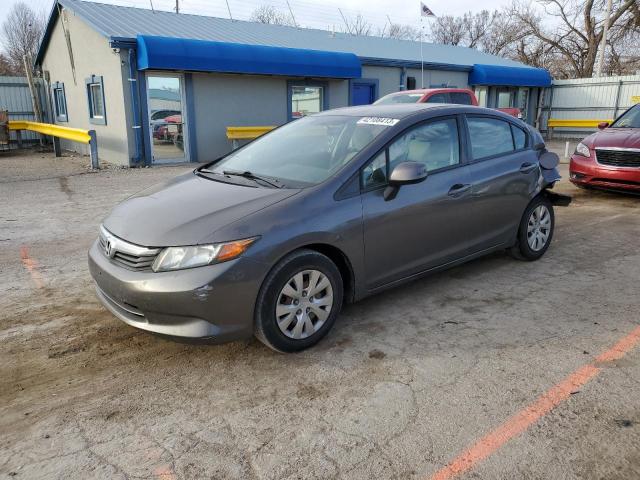 HONDA CIVIC LX 2012 with VIN 2HGFB2F53CH545341 - Photo from auction