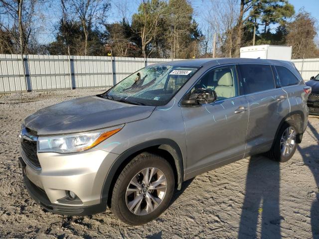TOYOTA HIGHLANDER 2016 with VIN 5TDBKRFH4GS339405 - Photo from auction