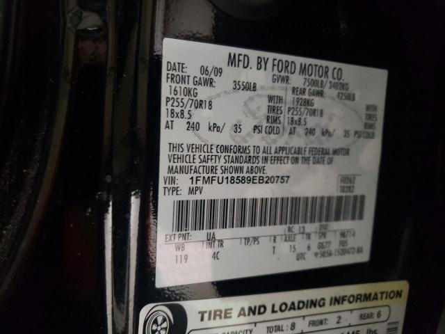 Photo 14 from auction – 2009 FORD EXPEDITION with VIN 1FMFU18589EB20757