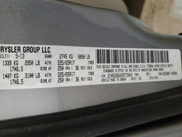 Photo 14 from auction – 2013 DODGE GRAND CARA with VIN 2C4RDGBGXDR773942