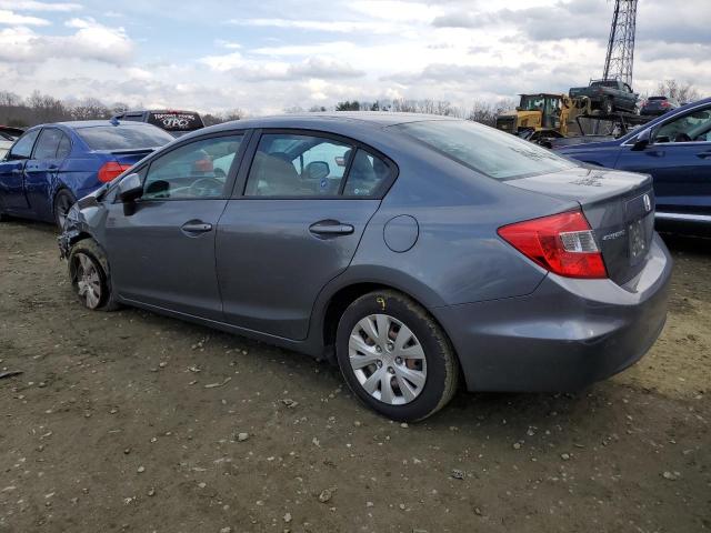Photo 2 from auction – 2012 HONDA CIVIC LX with VIN 19XFB2F55CE346933