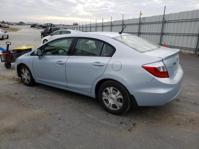 Photo 2 from auction – 2012 HONDA CIVIC HYBR with VIN JHMFB4F31CS002778