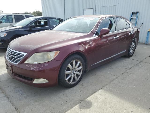 LEXUS LS 460 2007 with VIN JTHBL46F075018285 - Photo from auction