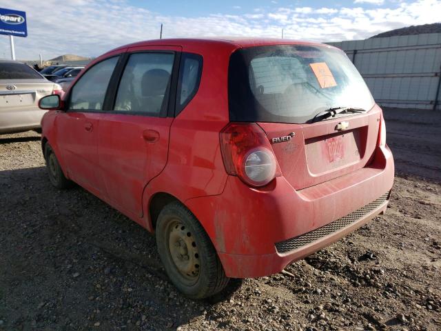 Photo 2 from auction – 2009 CHEVROLET AVEO LS with VIN KL1TD66E99B692386
