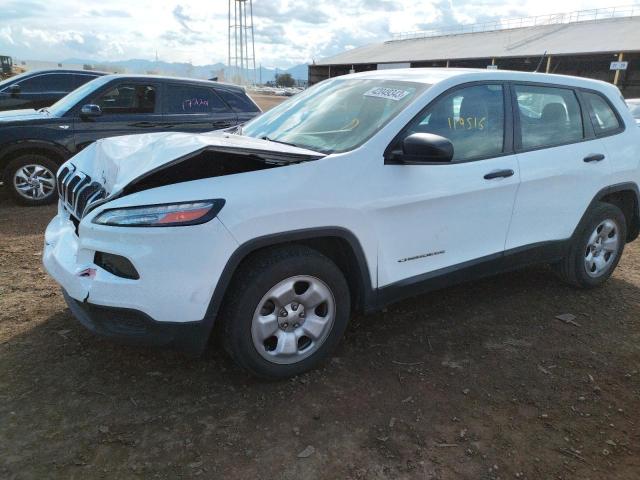 Photo 1 from auction – 2016 JEEP CHEROKEE S with VIN 1C4PJLAB8GW342543