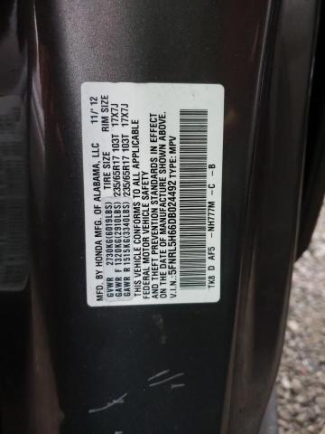 Photo 14 from auction – 2013 HONDA ODYSSEY EX with VIN 5FNRL5H66DB024492