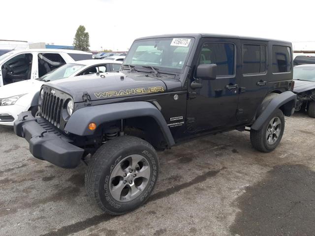 JEEP WRANGLER U 2017 with VIN 1C4BJWDG7HL735682 - Photo from auction