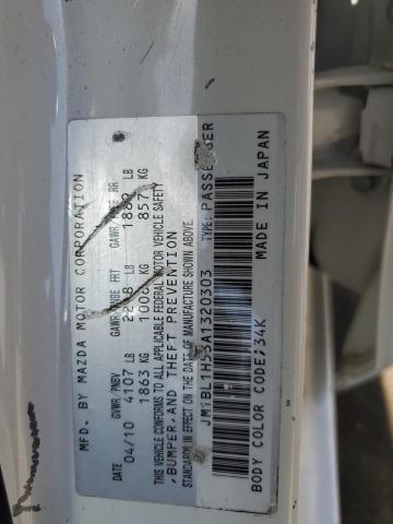 Photo 14 from auction – 2010 MAZDA 3 S with VIN JM1BL1H53A1320303