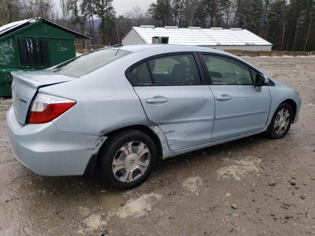 Photo 3 from auction – 2012 HONDA CIVIC HYBR with VIN JHMFB4F29CS006262
