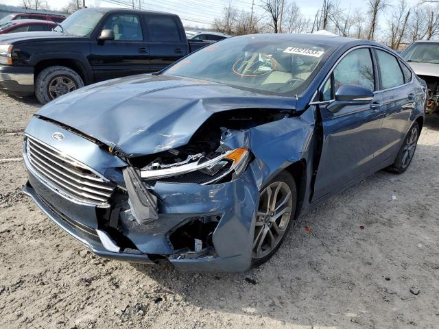 FORD FUSION SEL 2019 with VIN 3FA6P0CD8KR130279 - Photo from auction
