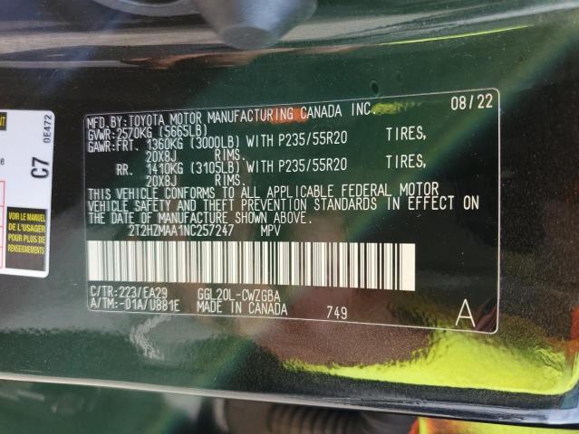 Photo 14 from auction – 2022 LEXUS RX 350 with VIN 2T2HZMAA1NC257247