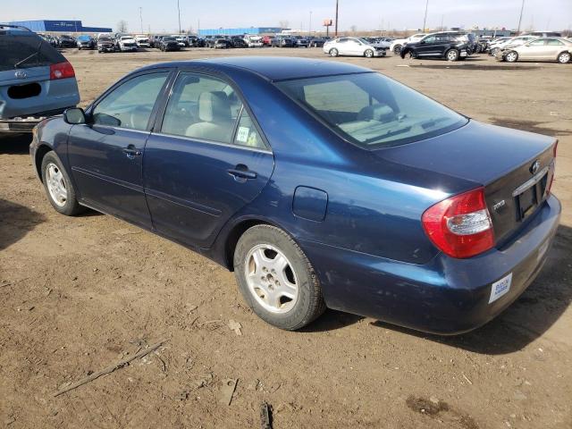 Photo 2 from auction – 2002 TOYOTA CAMRY LE with VIN 4T1BF30K82U523316