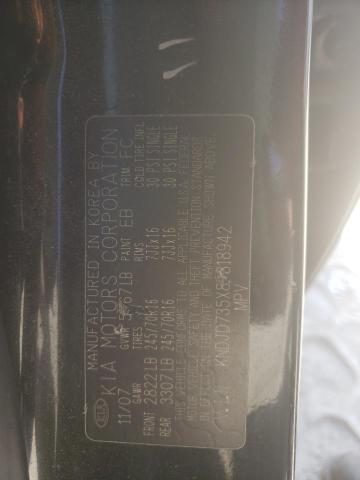 Photo 14 from auction – 2008 KIA SORENTO EX with VIN KNDJD735X85818942
