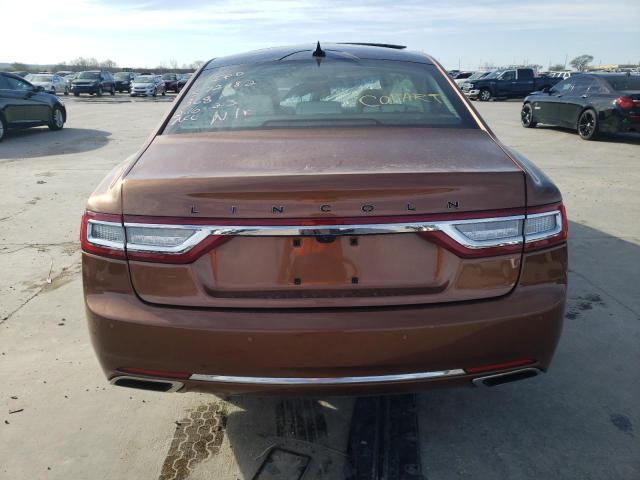 Photo 6 from auction – 2018 LINCOLN CONTINENTA with VIN 1LN6L9BC4J5601215