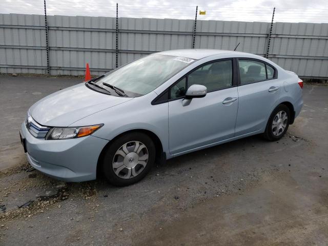 HONDA CIVIC HYBR 2012 with VIN JHMFB4F31CS002778 - Photo from auction