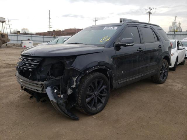 FORD EXPLORER X 2017 with VIN 1FM5K8D82HGC19068 - Photo from auction