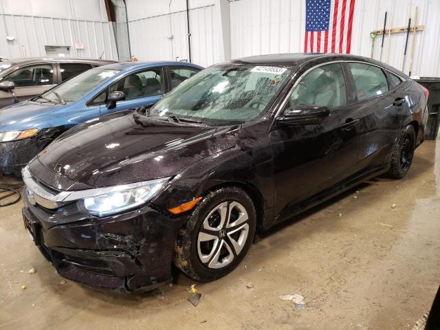 HONDA CIVIC LX 2016 with VIN 19XFC2F58GE018246 - Photo from auction