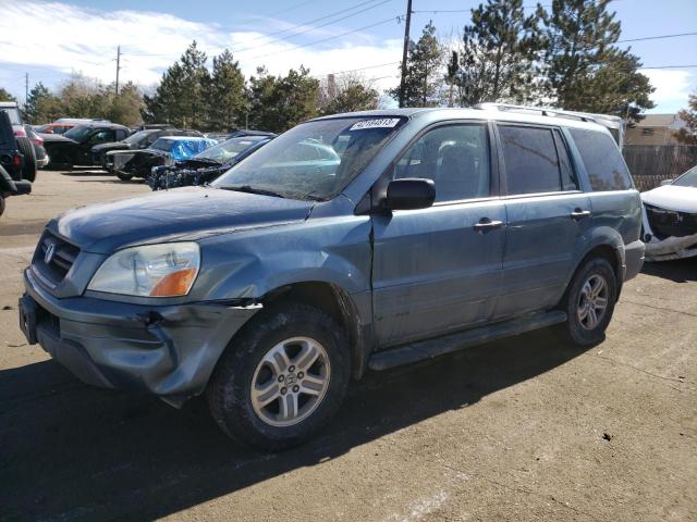 HONDA PILOT EXL 2005 with VIN 2HKYF186X5H547447 - Photo from auction