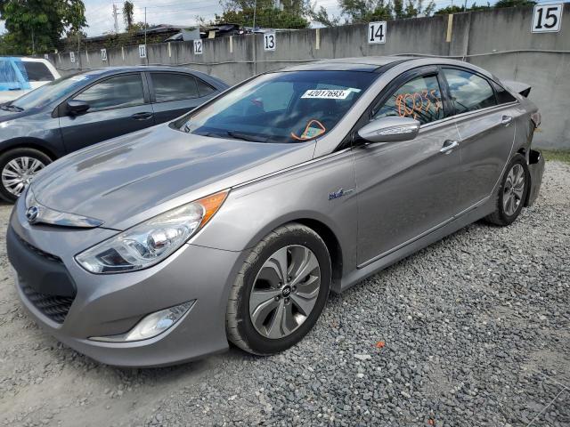 HYUNDAI SONATA HYB 2014 with VIN KMHEC4A49EA105042 - Photo from auction