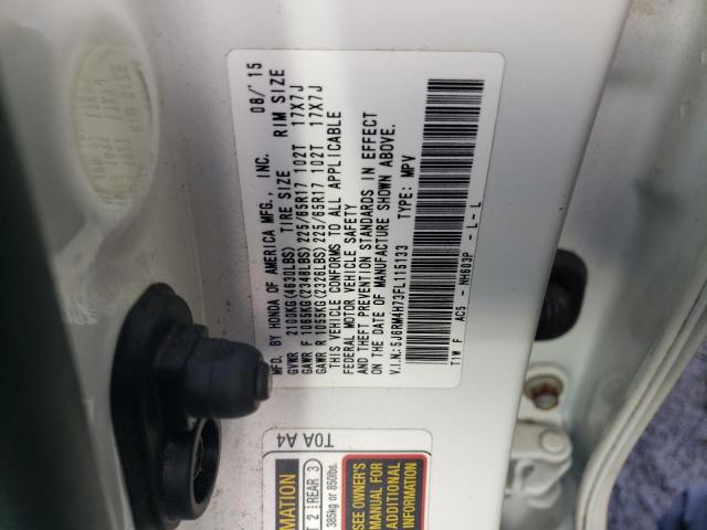 Photo 14 from auction – 2015 HONDA CR-V EXL with VIN 5J6RM4H73FL115133